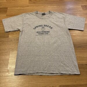 Vintage All Sport T-Shirt Sz Large Spring Break Beer Drinking Single Stitch Tee